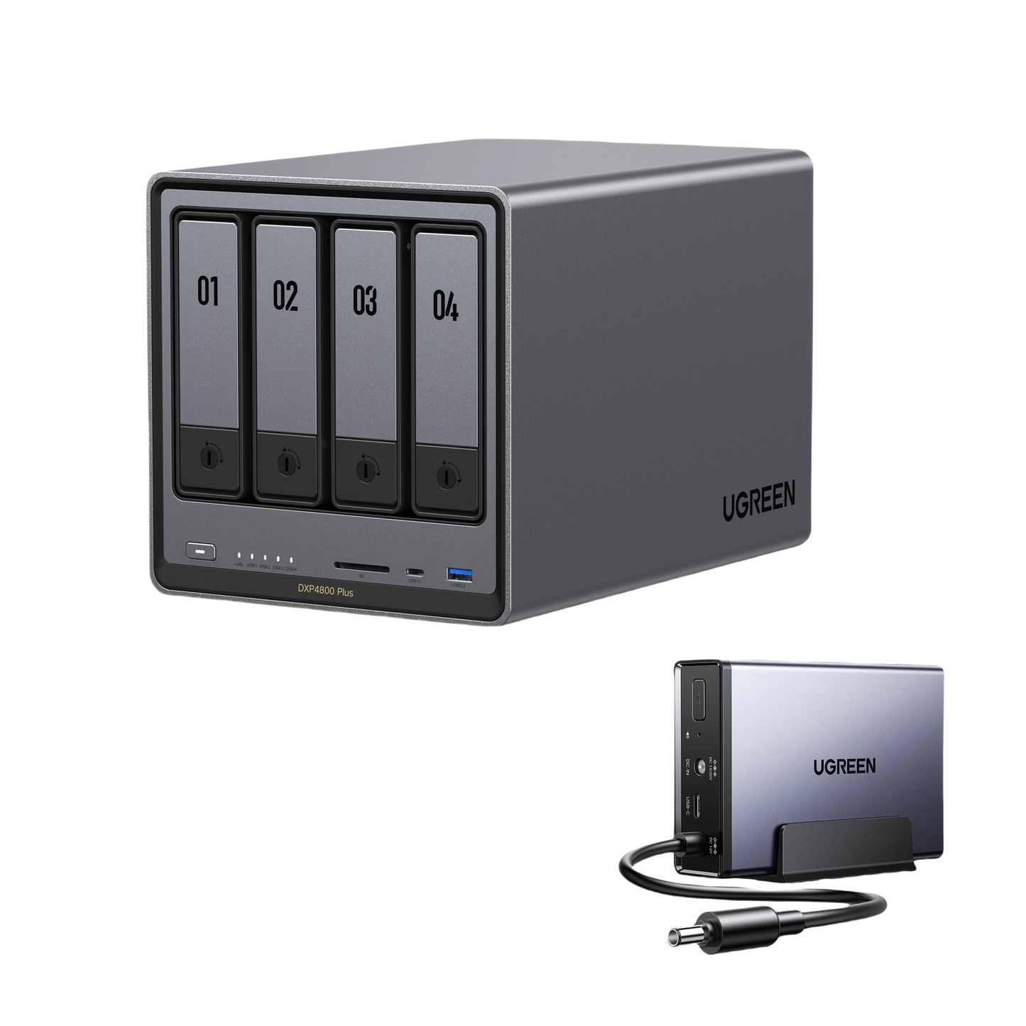 UGREEN 4 bay NAS & UPS – 136TB Storage & Data Protection