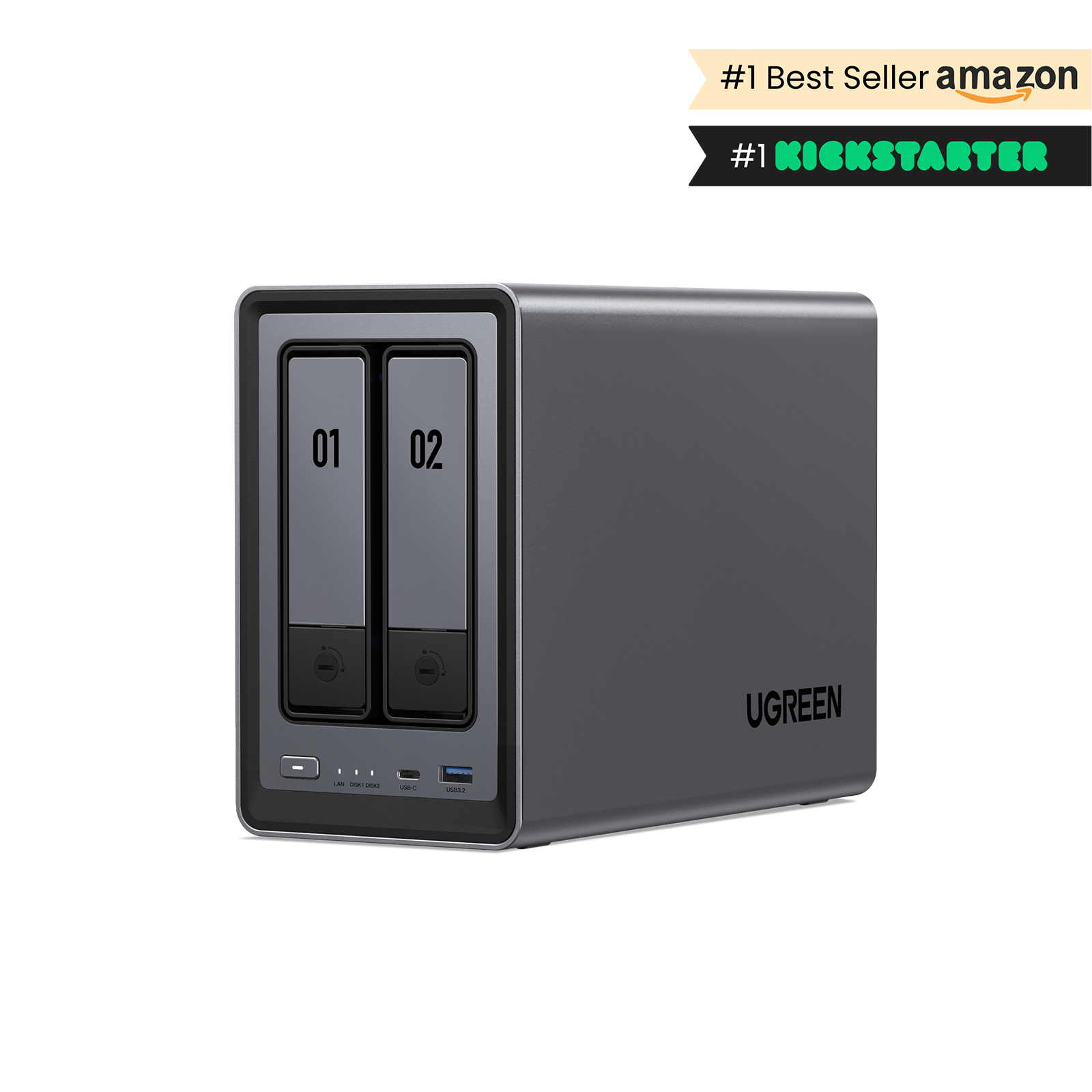 Hdd Windows Server Ssd Cache 2-Bay NAS Storage For Home