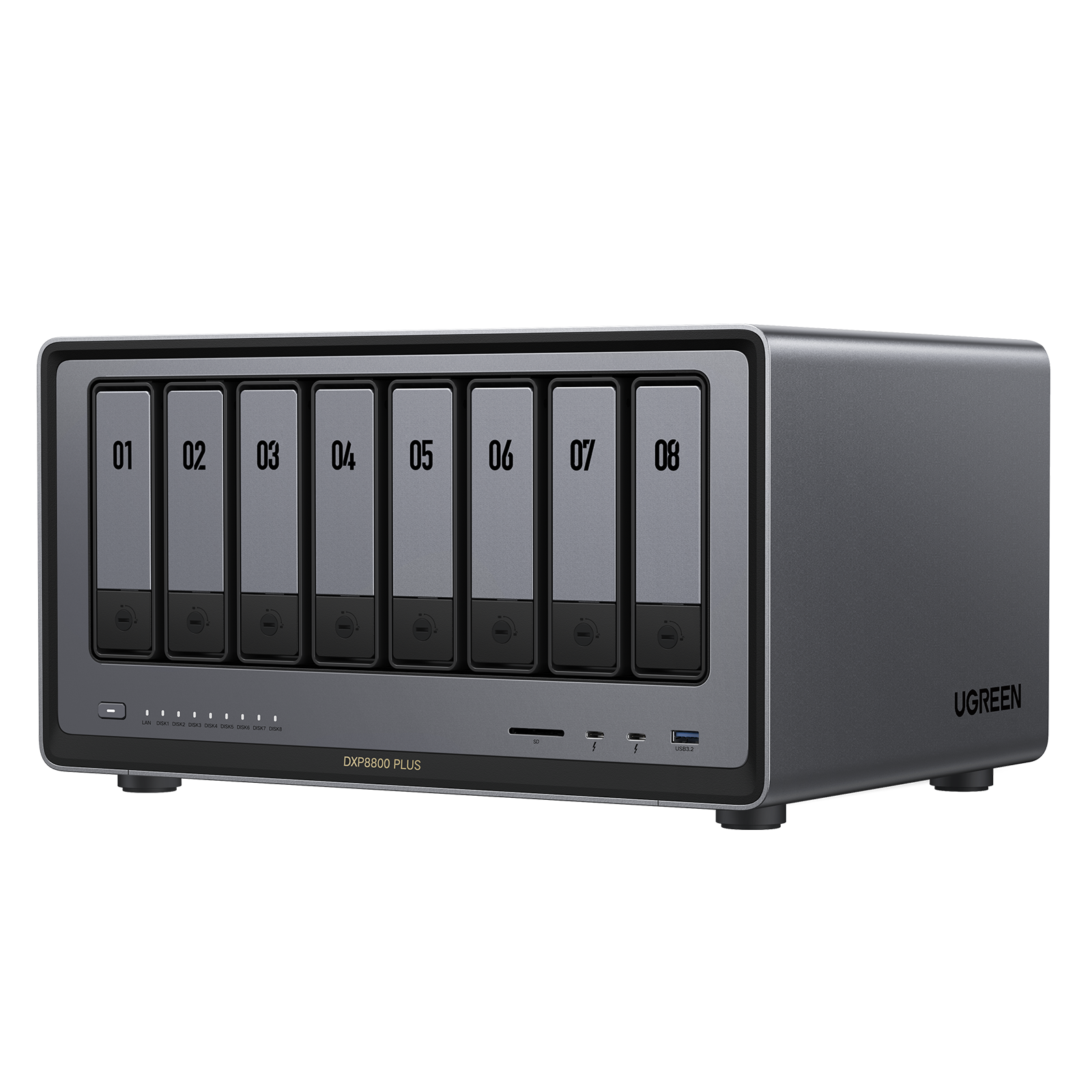【送料込み】UGREEN NASync DXP8800 Plus UGREEN 8-Bay NAS Server | Massive 256TB Storage & 10GbE