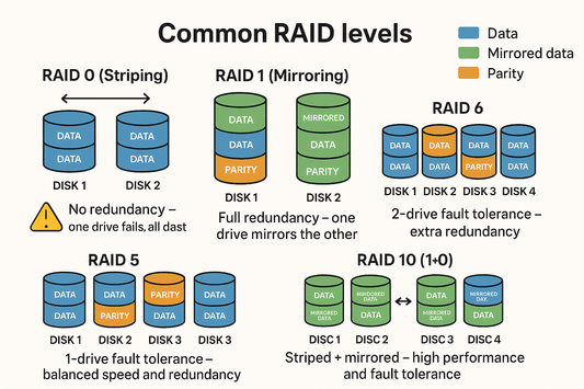 RAID Levels Diagram