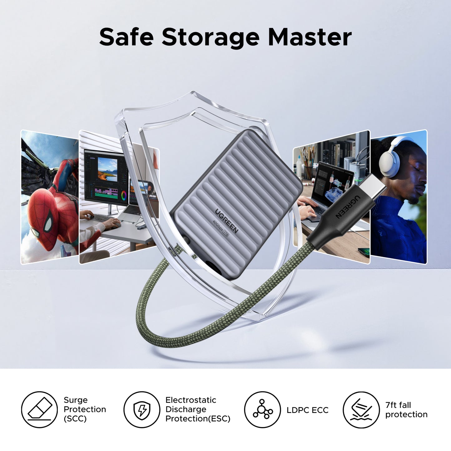 UGREEN NeoDrive Go D710 40Gbps Portable SSD (1TB)