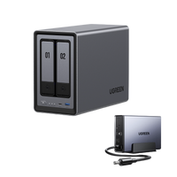 2 Bay NAS & UPS Power Supply – 76TB Storage with Backup Power
