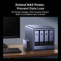 UGREEN 4 bay NAS & UPS – 136TB Storage & Data Protection