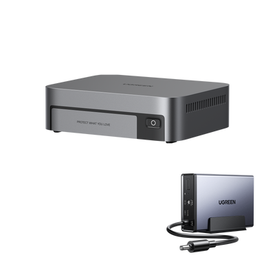 DXP480T Plus + 120W DC UPS