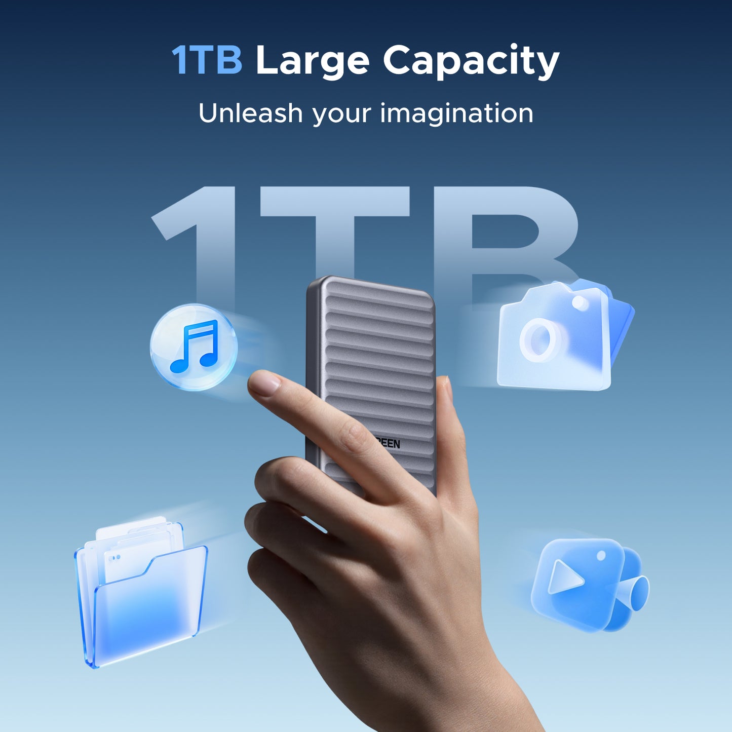 UGREEN NeoDrive Go D710 40Gbps Portable SSD (1TB)