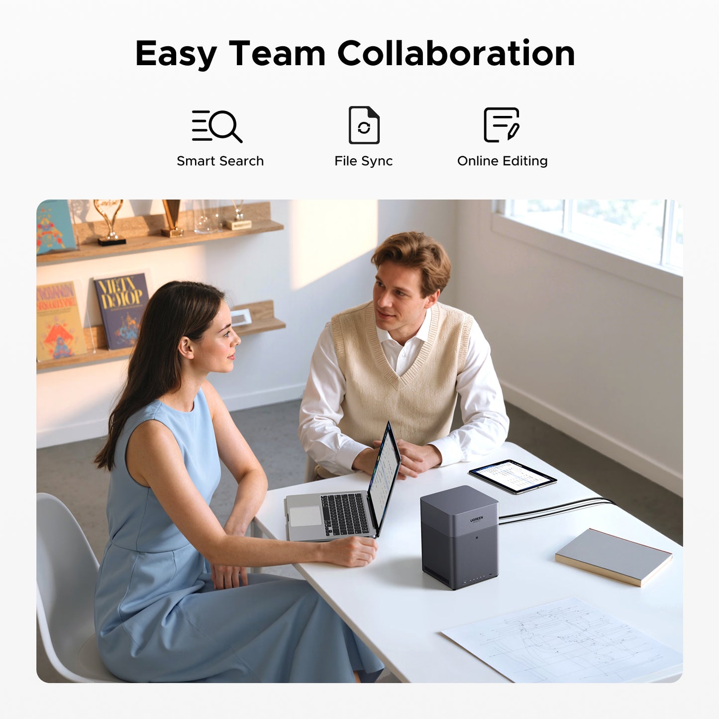 UGREEN NASync DH4300 Plus 4-Bay 120TB NAS