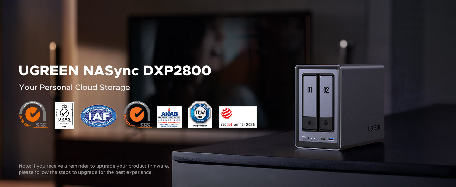 2-Bay NAS Storage for Home & Office | 4K Media Server – UGREEN NAS EU