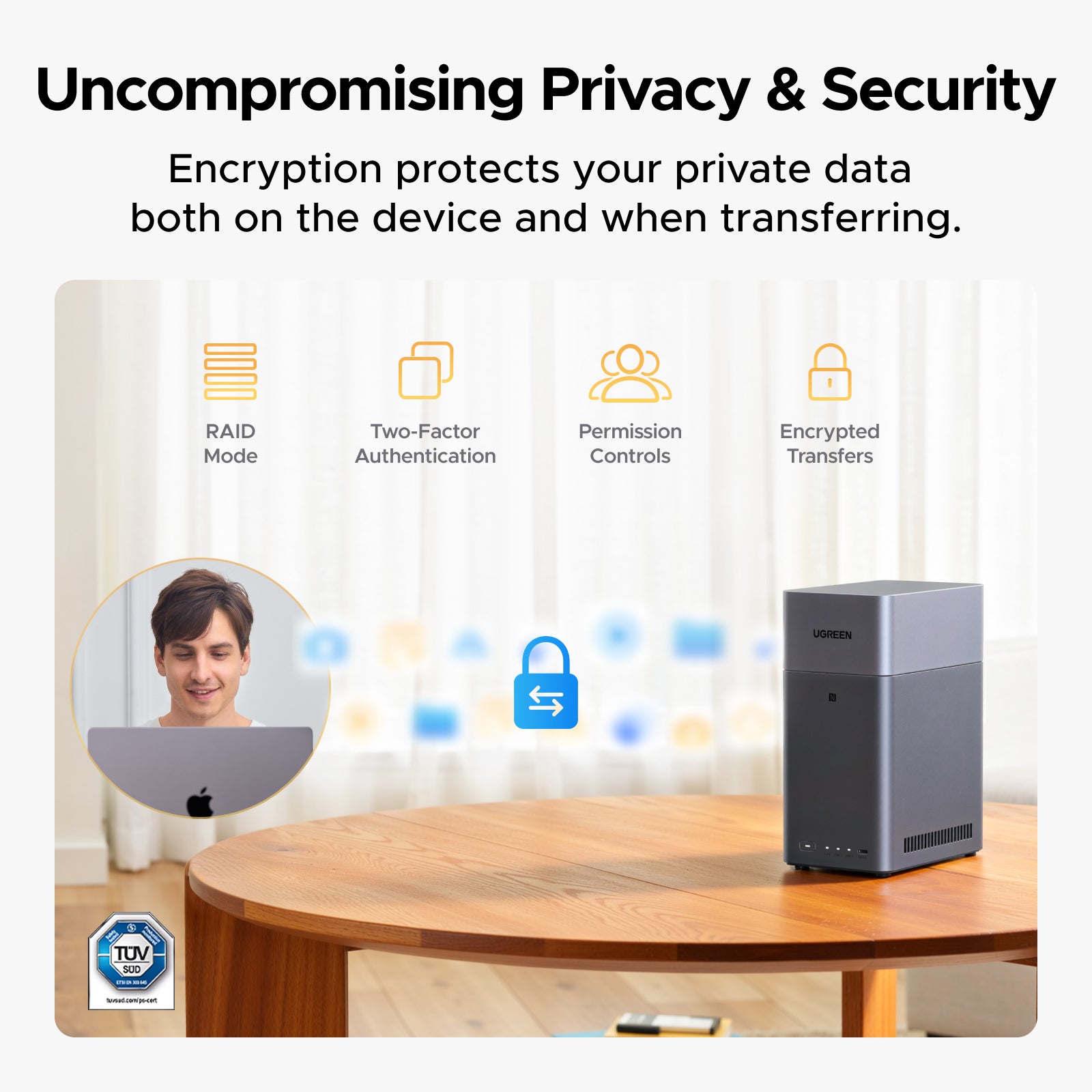 2Bay Home NAS Server | 60TB ETSI-Certified Private cloud Storage