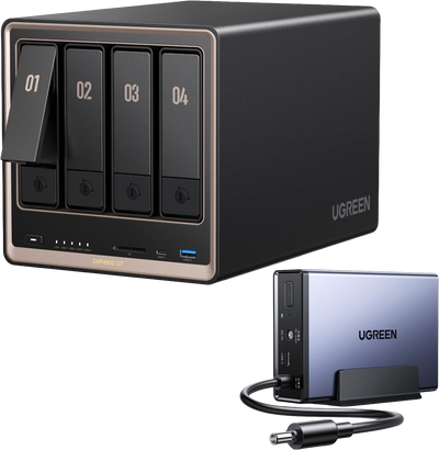 DXP4800 GT + 120W DC UPS
