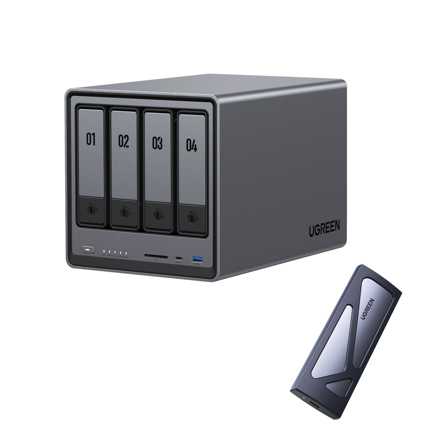 外付けハードディスク・ドライブ UGREEN NASync DXP4800 4-Bay Amazon 外付けハードディスク・ドライブ UGREEN NASync DXP4800 4-Bay Amazon