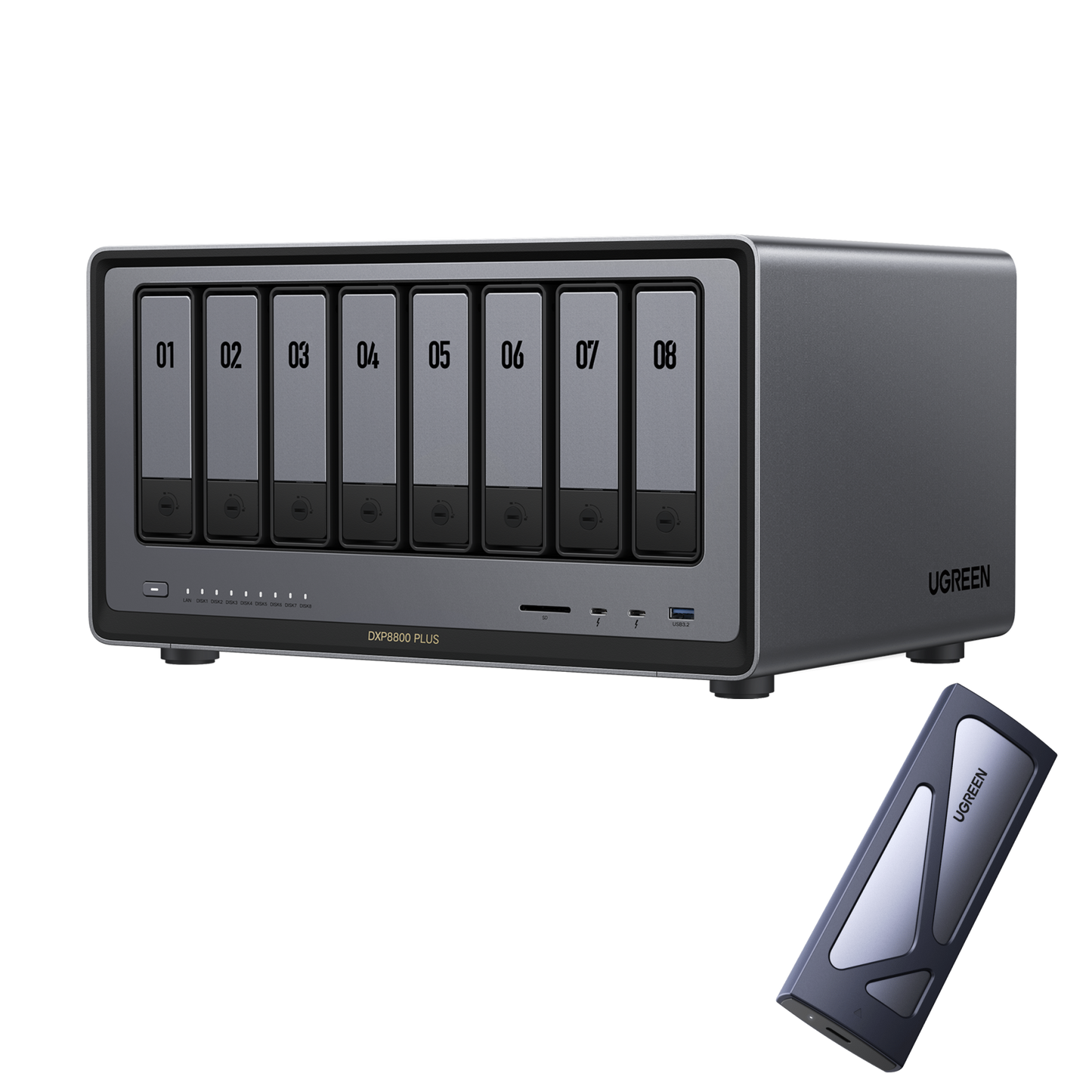 UGREEN 8-Bay NAS Server | Massive 256TB Storage & 10GbE Ports UGREEN 8-Bay NAS Server | Massive 256TB Storage & 10GbE Ports